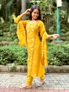 KF 908 Kalaai Mull Chanderi Embroidery Kurti With Bottom Dupatta 